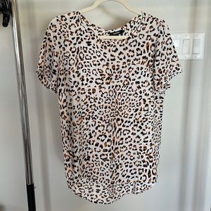 Premise Leopard Patterned Polyester Blouse